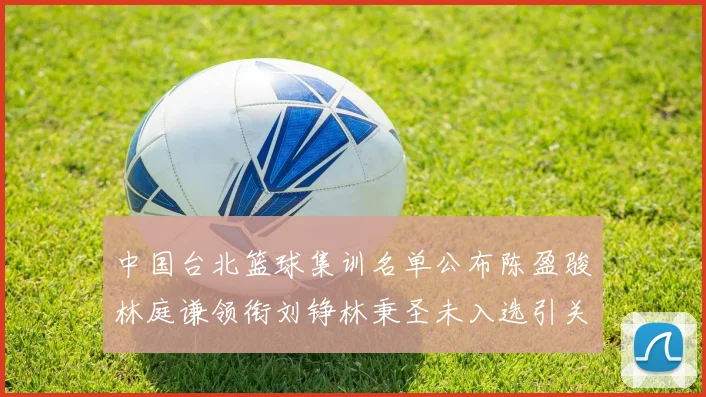 中国台北篮球集训名单公布陈盈骏林庭谦领衔刘铮林秉圣未入选引关注